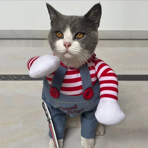 Funny Cat & Dog Halloween Costume