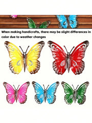 5pcs Metal Butterfly Wall Decor