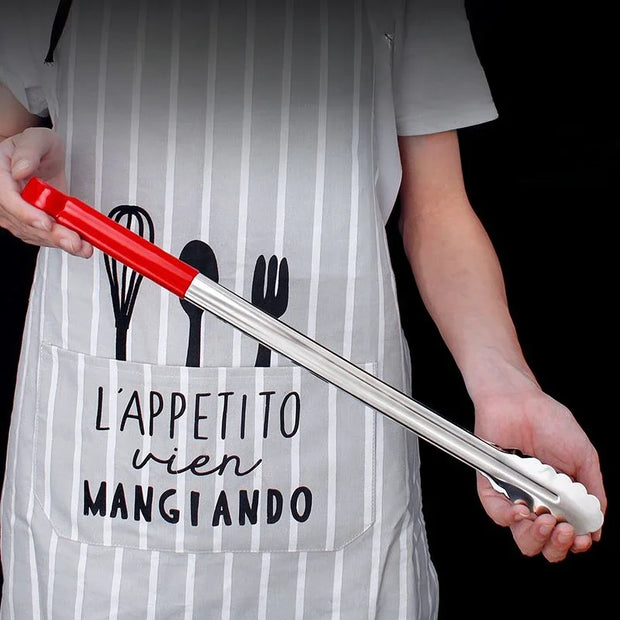 Stainless Steel Long Multi-Purpose Food Tongs