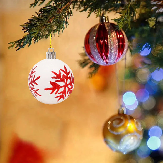 42 Pcs 6 cm Christmas Ball Ornaments