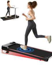 Electric home treadmill for cardio training use.