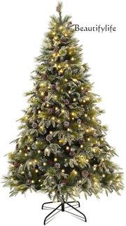 Retro Red Green Gold Christmas Tree Decor