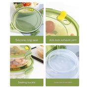 Microwave-Safe Transparent Food Storage Lunch Box