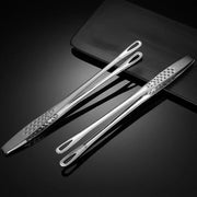 Stainless Steel Kitchen BBQ Grill Meat Tongs