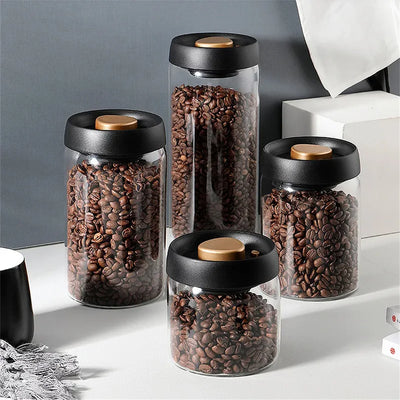 Vacuum Sealed Glass Storage Jar