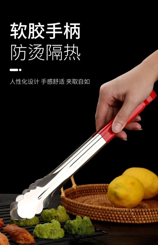 Stainless Steel Long Multi-Purpose Food Tongs