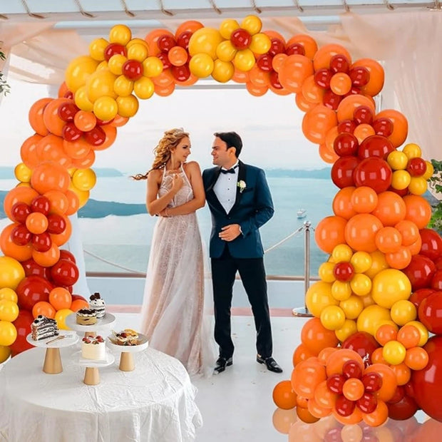 96-Piece Heart-Themed Balloon Set