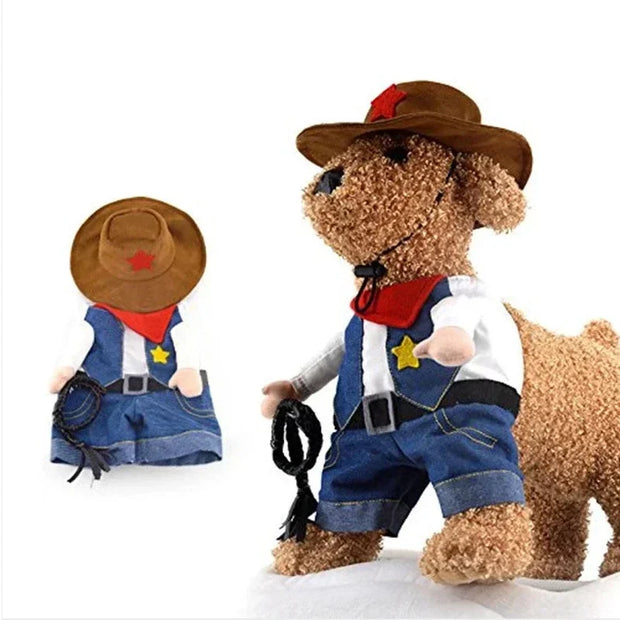 Funny Pet Cowboy Costume