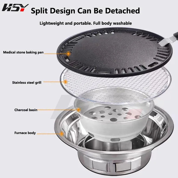 Korean BBQ Charcoal Grill