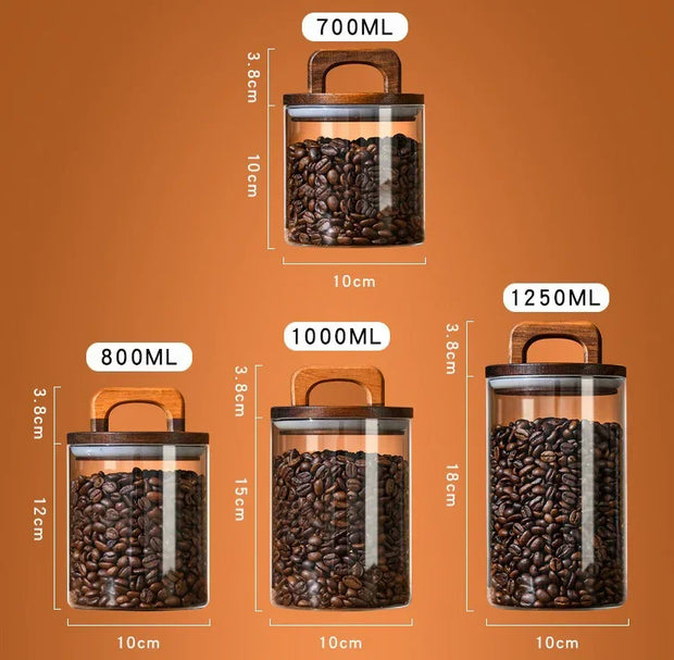 Korean Style Glass Sealed Storage Jar