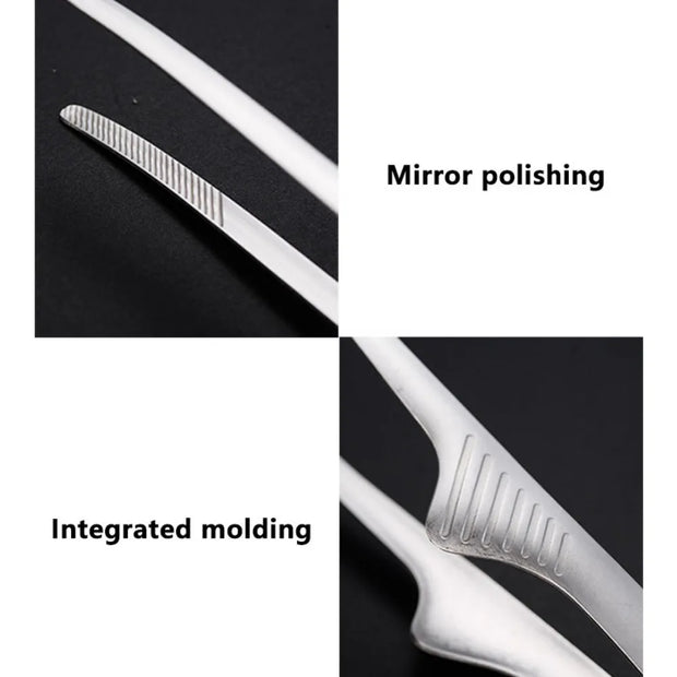 304 Stainless Steel Long Handle BBQ Tongs