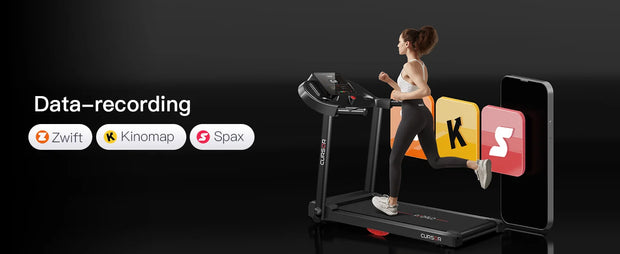 Folding Electric Treadmill for Home Use – 2.5HP Motor, LED Console, Heart Rate Monitor