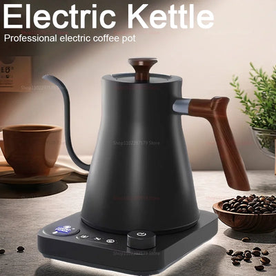 0.9L Electric Gooseneck Coffee Kettle Stainless Steel