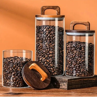 Korean Style Glass Sealed Storage Jar