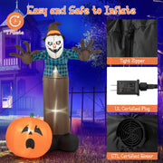 7 FT Halloween Inflatable Haunted Scarecrow