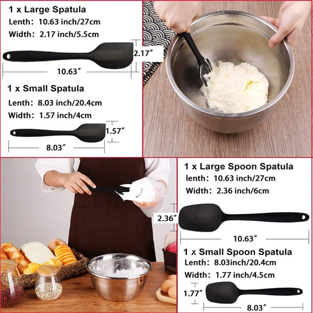 6-Piece Silicone Spatula Set