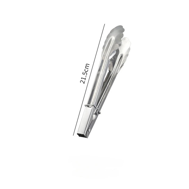 Stainless Steel BBQ Food Tongs – Heat-Resistant, Non-Stick