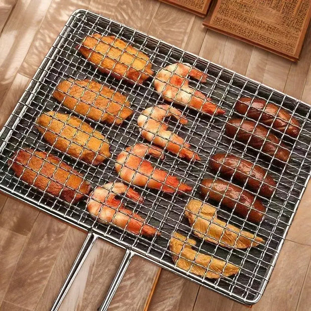 Stainless Steel BBQ Mesh with Handle