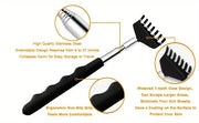 Extendable Stainless Steel Telescopic Back Scratcher