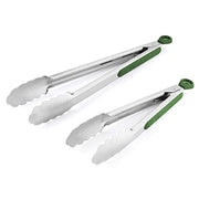 Non-Slip Stainless Steel BBQ Food Tongs