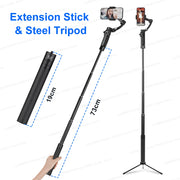 Handheld 3-Axis Gimbal Stabilizer for Smartphones