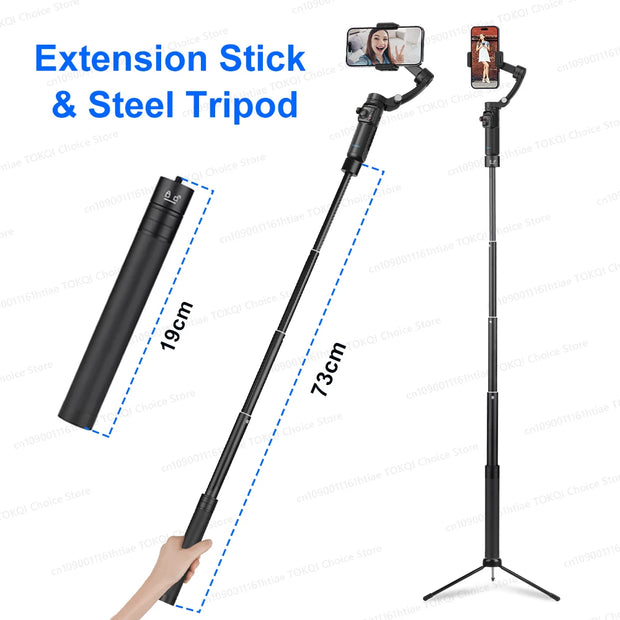 Handheld 3-Axis Gimbal Stabilizer for Smartphones