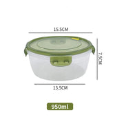 Microwave-Safe Transparent Food Storage Lunch Box