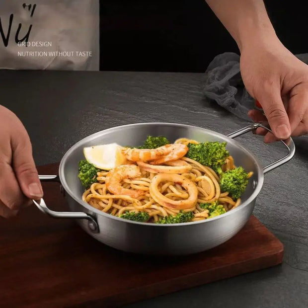 Stainless Steel Seafood Pot – Induction & Gas Compatible