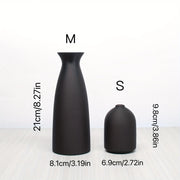 2-Piece Decorative Plastic Vase Set