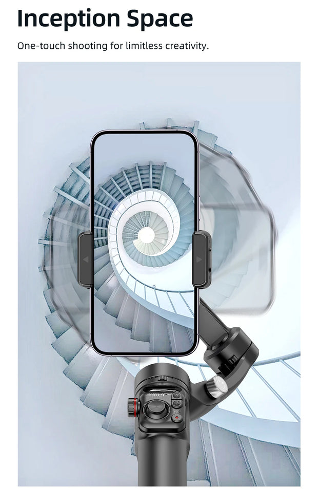 Handheld 3-Axis Gimbal Stabilizer for Smartphones
