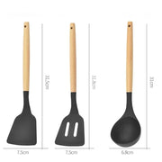 Silicone Cooking Utensil Set – Heat-Resistant Kitchen Tools (10+ Pieces)