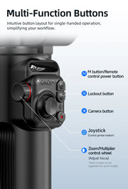 Handheld 3-Axis Gimbal Stabilizer for Smartphones