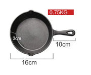 Cast Iron Non-Stick Skillet Pan for Gas & Induction