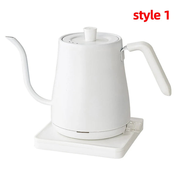 800ml Gooseneck Electric Kettle 1000W Stainless Steel