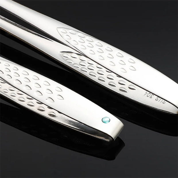 Extra Long Stainless Steel BBQ Grill Tongs