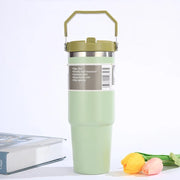 Stainless Steel Thermos Travel Cup Hot Cold Insulated