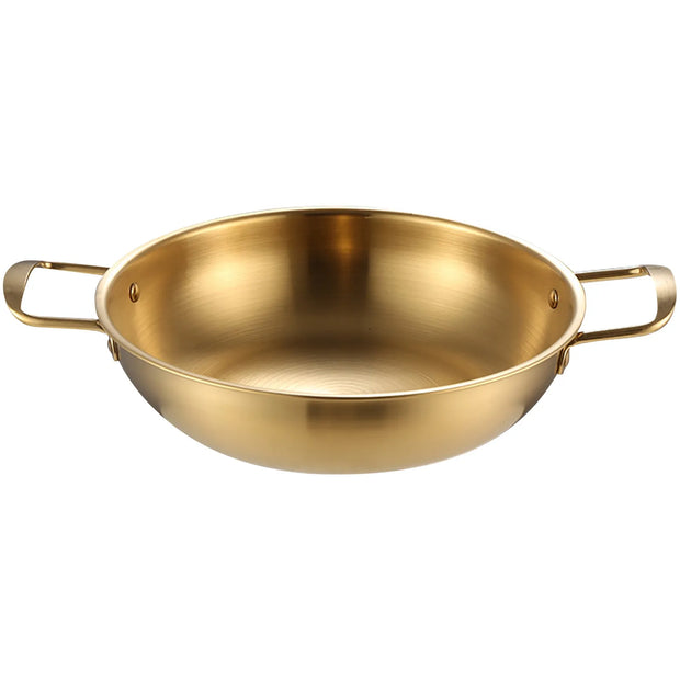 Single-Person Stainless Steel Hotpot with Handles