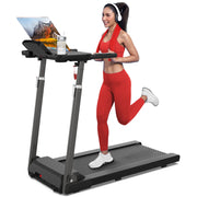 Adjustable Height Electric Treadmill with Desk