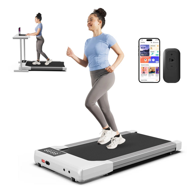 3-in-1 Silent Treadmill, 2.5HP, 300LBS