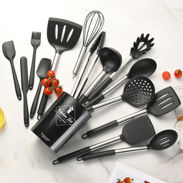 Eco-Friendly Silicone Cooking Tool Set