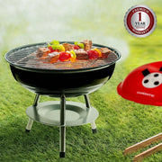 14" Charcoal Grill, Dual Vent, Stainless Steel