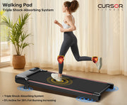Electric home treadmill for cardio training use.
