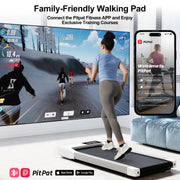 3-in-1 Silent Treadmill, 2.5HP, 300LBS
