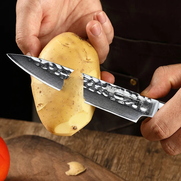 Damascus Steel 5-Inch Utility Knife