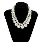 Layered Punk Pearl Necklace for Women 2025