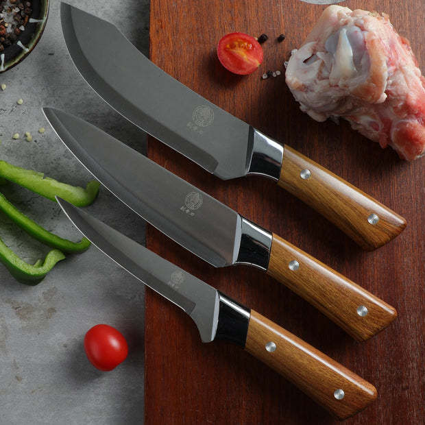 3-Piece Stainless Steel Knife Set