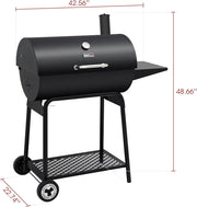 30-Inch Barrel Charcoal Grill