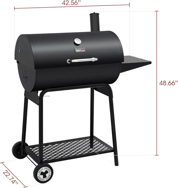 30-Inch Barrel Charcoal Grill