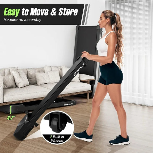 Under-Desk Walking Pad Treadmill – 2.5HP Motor, 7-Layer Belt
