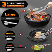 stainless steel tongs